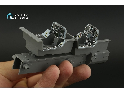 Mcdonnell Douglas F/A-18 B Hornet - 3d-printed & Coloured Interior Small Version (For Academy Kits) - zdjęcie 6