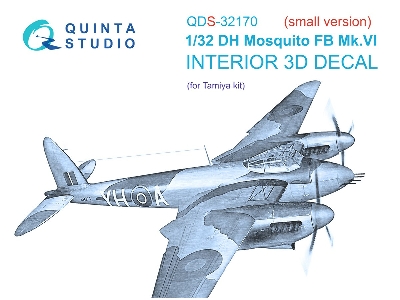 De Havilland Mosquito Fb Mk.Vi - 3d-printed & Coloured Interior Small Version (For Tamiya Kits) - zdjęcie 2