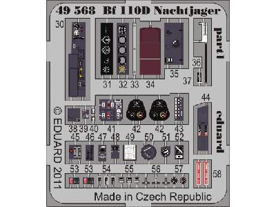  Bf 110D Nachtjager 1/48 - Dragon - blaszki - zdjęcie 3