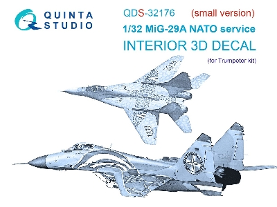 Mig-29 A Nato Service - 3d-printed & Coloured Interior Small Version (For Trumpeter Kits) - zdjęcie 2