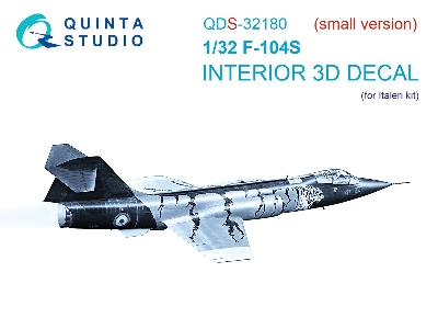 Lockheed F-104 S - 3d-printed & Coloured Interior Small Version (For Italeri Kits) - zdjęcie 2