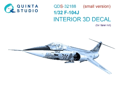 Lockheed F-104 J - 3d-printed & Coloured Interior Small Version (For Italeri Kits) - zdjęcie 2