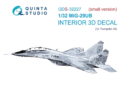 Mig-29 Ub - 3d-printed & Coloured Interior Small Version (For Trumpeter  Kits) - zdjęcie 2