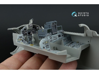 Panavia Tornado Gr.4 - 3d-printed & Coloured Interior With 3d-printed Resin Parts (Small Version / For Italeri Kits) - zdjęcie 