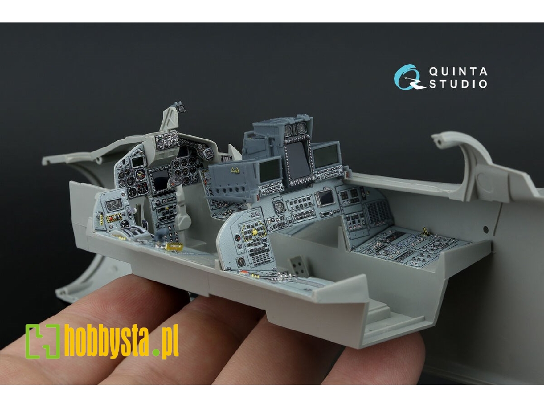 Panavia Tornado Gr.4 - 3d-printed & Coloured Interior With 3d-printed Resin Parts (Small Version / For Italeri Kits) - zdjęcie Panavia Tornado Gr.4 - 3d-printed & Coloured Interior With 3d-printed Resin Parts (Small Version / For Italeri Kits) - zdjęcie