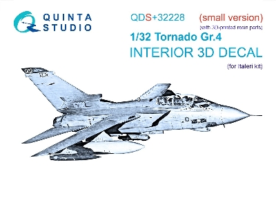 Panavia Tornado Gr.4 - 3d-printed & Coloured Interior With 3d-printed Resin Parts (Small Version / For Italeri Kits) - zdjęcie 