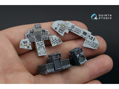 Panavia Tornado Gr.4 - 3d-printed & Coloured Interior With 3d-printed Resin Parts (Small Version / For Italeri Kits) - zdjęcie 