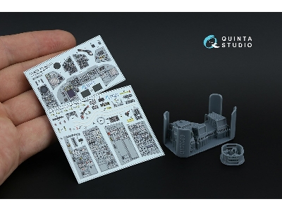 Panavia Tornado Ids German Version - 3d-printed & Coloured Interior With 3d-printed Resin Parts (Small Version / For Italeri Kit