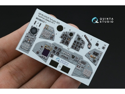 Panavia Tornado Ids German Version - 3d-printed & Coloured Interior With 3d-printed Resin Parts (Small Version / For Italeri Kit