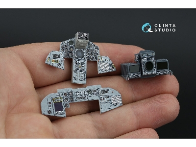 Panavia Tornado Ids German Version - 3d-printed & Coloured Interior With 3d-printed Resin Parts (Small Version / For Italeri Kit
