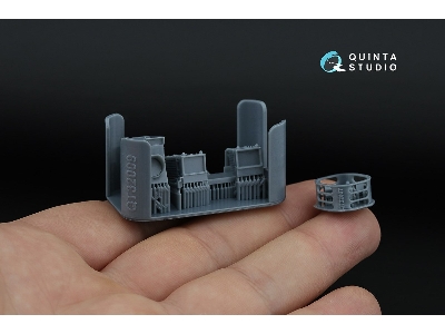 Panavia Tornado Ids German Version - 3d-printed & Coloured Interior With 3d-printed Resin Parts (Small Version / For Italeri Kit