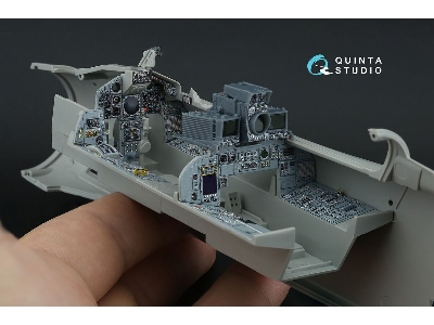 Panavia Tornado Ids Italian Version - 3d-printed & Coloured Interior With 3d-printed Resin Parts (Small Version / For Italeri Ki