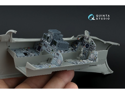 Panavia Tornado Ids Italian Version - 3d-printed & Coloured Interior With 3d-printed Resin Parts (Small Version / For Italeri Ki