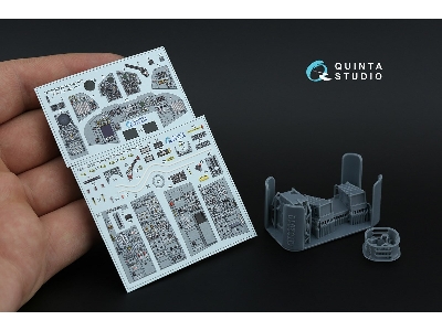 Panavia Tornado Ids Italian Version - 3d-printed & Coloured Interior With 3d-printed Resin Parts (Small Version / For Italeri Ki