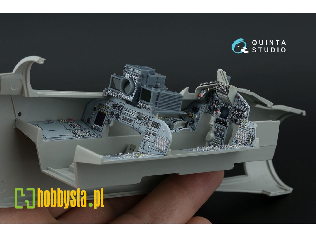 Panavia Tornado Ecr German Version - 3d-printed & Coloured Interior With 3d-printed Resin Parts (Small Version / For Italeri Kit Panavia Tornado Ecr German Version - 3d-printed & Coloured Interior With 3d-printed Resin Parts (Small Version / For Italeri Kit