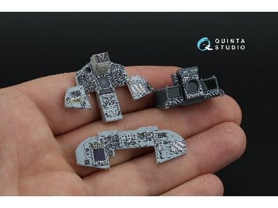 Panavia Tornado Ecr German Version - 3d-printed & Coloured Interior With 3d-printed Resin Parts (Small Version / For Italeri Kit