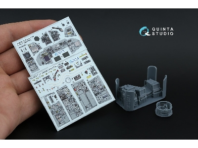 Panavia Tornado Ecr German Version - 3d-printed & Coloured Interior With 3d-printed Resin Parts (Small Version / For Italeri Kit