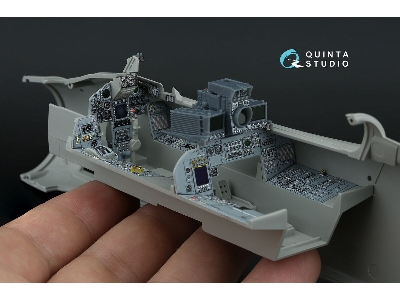 Panavia Tornado Ecr Italian Version - 3d-printed & Coloured Interior With 3d-printed Resin Parts (Small Version / For Italeri Ki