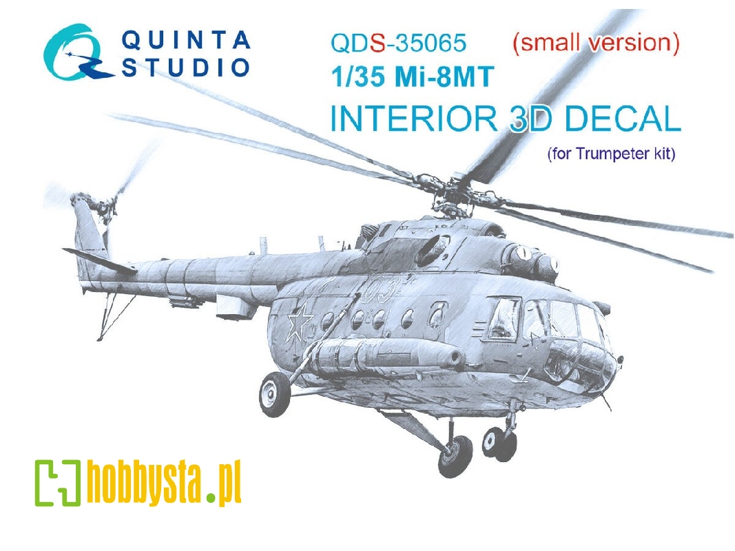 Mil Mi-8 Mt - 3d-printed & Coloured Interior Small Version (For Trumpeter Kits) - zdjęcie 1 Mil Mi-8 Mt - 3d-printed & Coloured Interior Small Version (For Trumpeter Kits) - zdjęcie 1