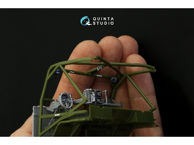 Kamaz-43509 - 3d-printed & Coloured Interior Small Version (For Zvezda Kits) - zdjęcie 2