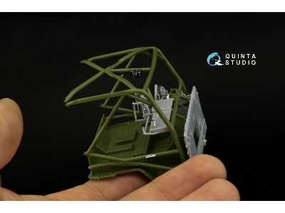 Kamaz-43509 - 3d-printed & Coloured Interior Small Version (For Zvezda Kits) - zdjęcie 3