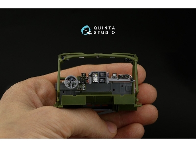 Kamaz-43509 - 3d-printed & Coloured Interior Small Version (For Zvezda Kits) - zdjęcie 4