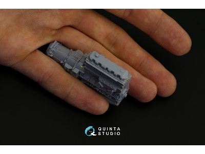 Kamaz-43509 - 3d-printed & Coloured Interior Small Version (For Zvezda Kits) - zdjęcie 8