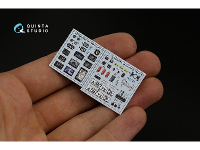 Kamaz-43509 - 3d-printed & Coloured Interior Small Version (For Zvezda Kits) - zdjęcie 10