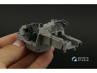 Boieng Ah-64 D/E Apache - 3d-printed & Coloured Interior Small Version (For Meng Kits) - zdjęcie 6
