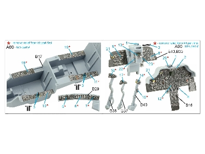Ah-64 A Apache  - 3d-printed & Coloured Interior Small Version (For Zvezda Kits) - zdjęcie 3