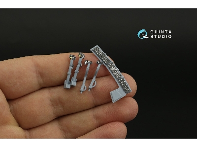 Ah-64 A Apache  - 3d-printed & Coloured Interior Small Version (For Zvezda Kits) - zdjęcie 4