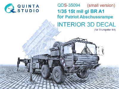 15t Mil Gl Br A1 For Patriot Abschussrampe - 3d-printed & Coloured Interior Small Version (For Trumpeter Kits) - zdjęcie 1