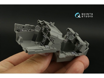 Boeing Ah-64 Di Saraf - 3d-printed & Coloured Interior Small Version (For Takom Kits) - zdjęcie 1