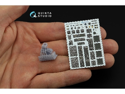 Boeing Ah-64 D Apache - 3d-printed & Coloured Interior With 3d-printed Resin Parts (Small Version / For Takom Kits) - zdjęcie 1