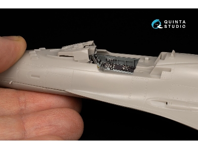 Mitsubishi F-2 A - 3d-printed & Coloured Interior Small Version (For Hasegawa Kits) - zdjęcie 5