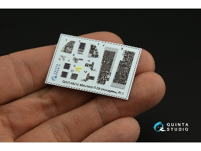 Mitsubishi F-2 A - 3d-printed & Coloured Interior Small Version (For Hasegawa Kits) - zdjęcie 12