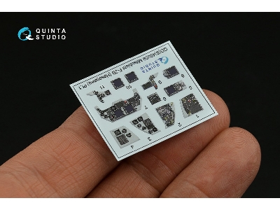 Mitsubishi F-2 B - 3d-printed & Coloured Interior Small Version (For Hasegawa Kits) - zdjęcie 9