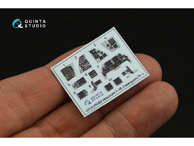 Mitsubishi F-2 B - 3d-printed & Coloured Interior Small Version (For Hasegawa Kits) - zdjęcie 10