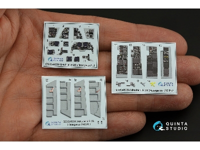 Mitsubishi F-2 B - 3d-printed & Coloured Interior Small Version (For Hasegawa Kits) - zdjęcie 11