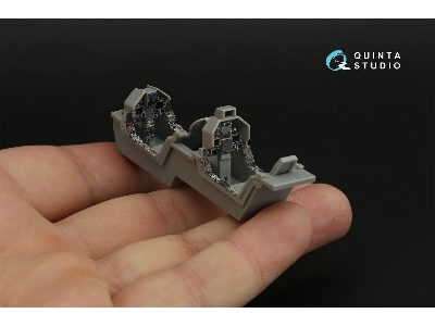 Dassault Mirage 2000-5b - 3d-printed & Coloured Interior Small Version (For Kinetic Kits) - zdjęcie 1
