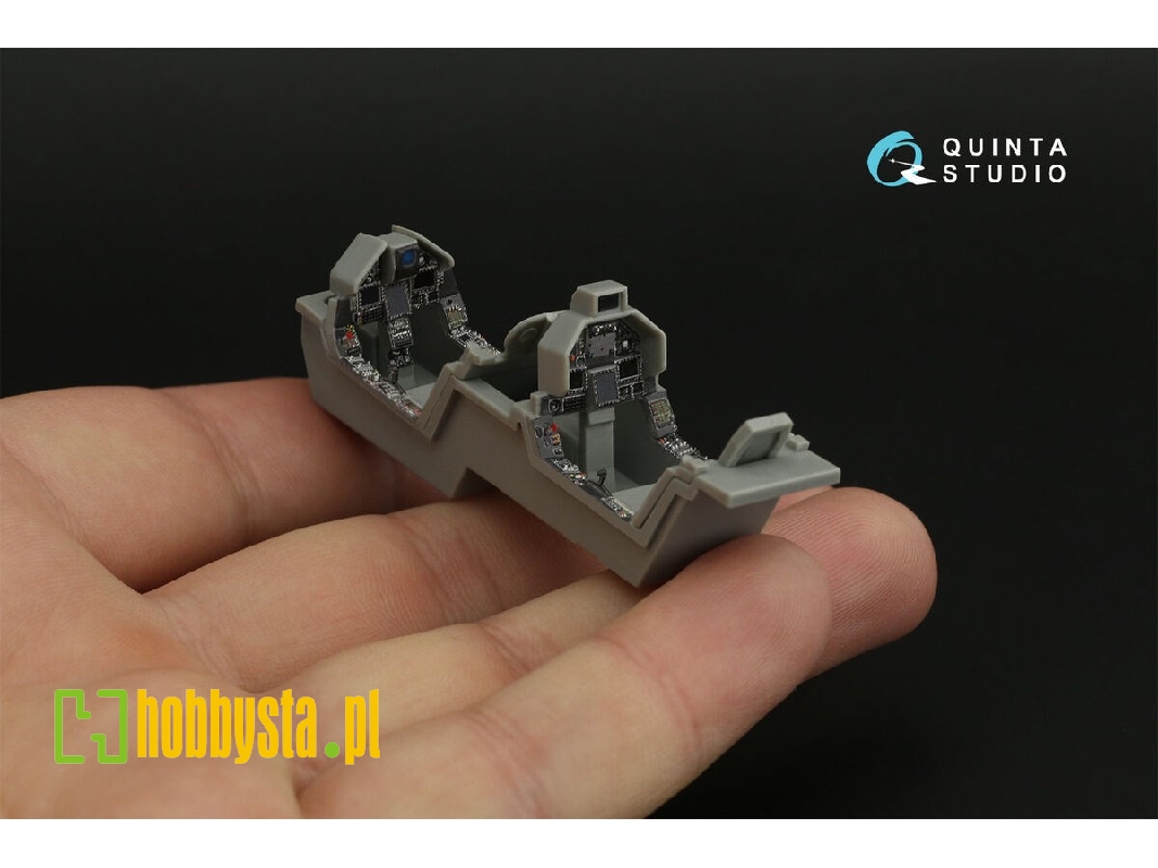 Dassault Mirage 2000-5b - 3d-printed & Coloured Interior Small Version (For Kinetic Kits) - zdjęcie 1