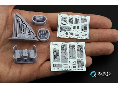 Panavia Tornado Ecr German Version - 3d-printed & Coloured Interior With 3d-printed Resin Parts (Small Version / For Revell Kits