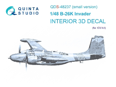Douglas B-26 K Invader - 3d-printed & Coloured Interior Small Version (For Icm Kits) - zdjęcie 2