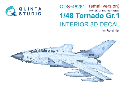 Panavia Tornado Gr.1 - 3d-printed & Coloured Interior With 3d-printed Resin Parts (Small Version / For Revell Kits) - zdjęcie 2