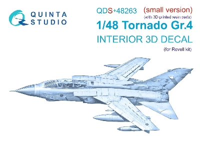 Panavia Tornado Gr.4 - 3d-printed & Coloured Interior With 3d-printed Resin Parts (Small Version / For Revell Kits) - zdjęcie 2