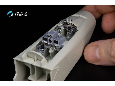 Panavia Tornado Ecr Italian Version - 3d-printed & Coloured Interior With 3d-printed Resin Parts (Small Version / For Revell Kit