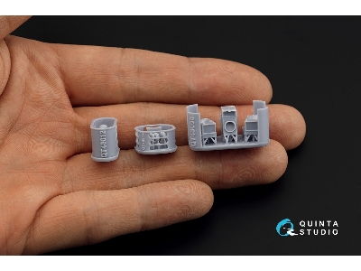 Panavia Tornado Ecr Italian Version - 3d-printed & Coloured Interior With 3d-printed Resin Parts (Small Version / For Revell Kit