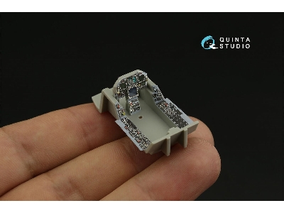 Mcdonnell Douglas F/A-18 C Hornet (Early) - 3d-printed & Coloured Interior Small Version (For Hobby Boss Kits) - zdjęcie 1