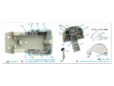 Mcdonnell Douglas F/A-18 C Hornet (Early) - 3d-printed & Coloured Interior Small Version (For Hobby Boss Kits) - zdjęcie 3