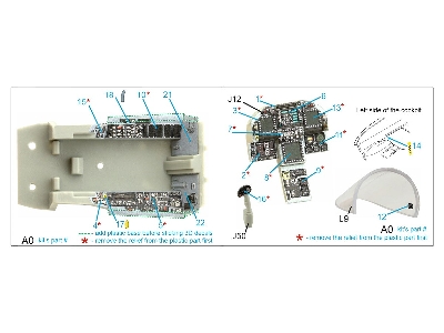 Mcdonnell Douglas F/A-18 C Hornet (Late) - 3d-printed & Coloured Interior Small Version (For Hobby Boss Kits) - zdjęcie 3